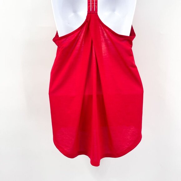 2/$30 Athleta Power of She Incline Racerback Tank Top Canyon Red Loose Fit - Picture 6 of 8